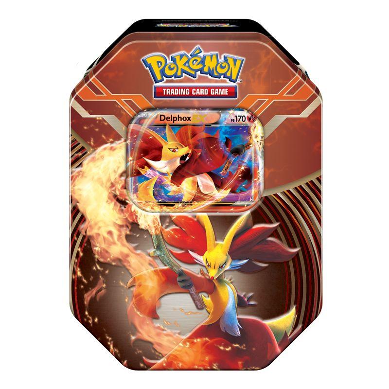 Lata Pokemon XY Kalos Power Delphox EX Português - Konami - Deck